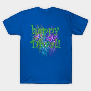 Happy Diwali Festival Of Light Over Dark Celebration 2 T-Shirt